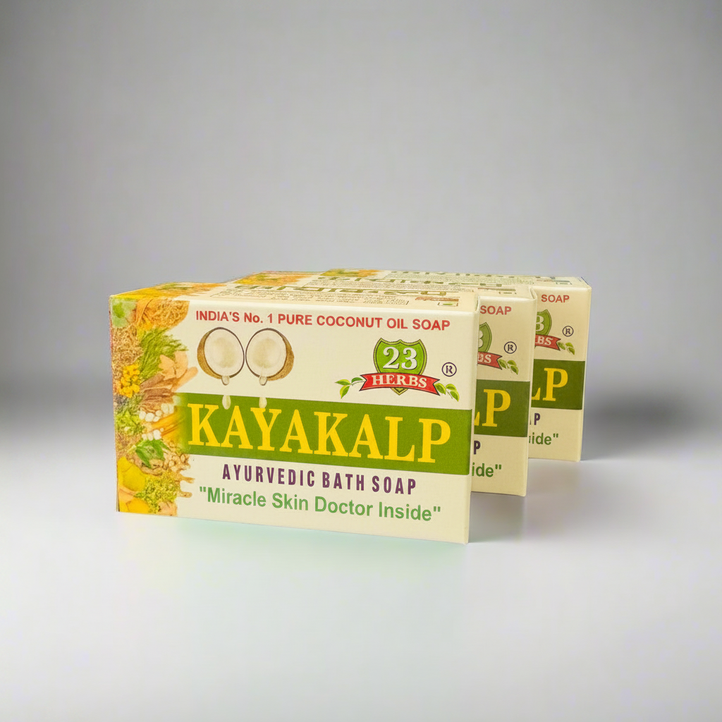 Kayakalp Ayurvedic Bath Soap (Pack of 3)