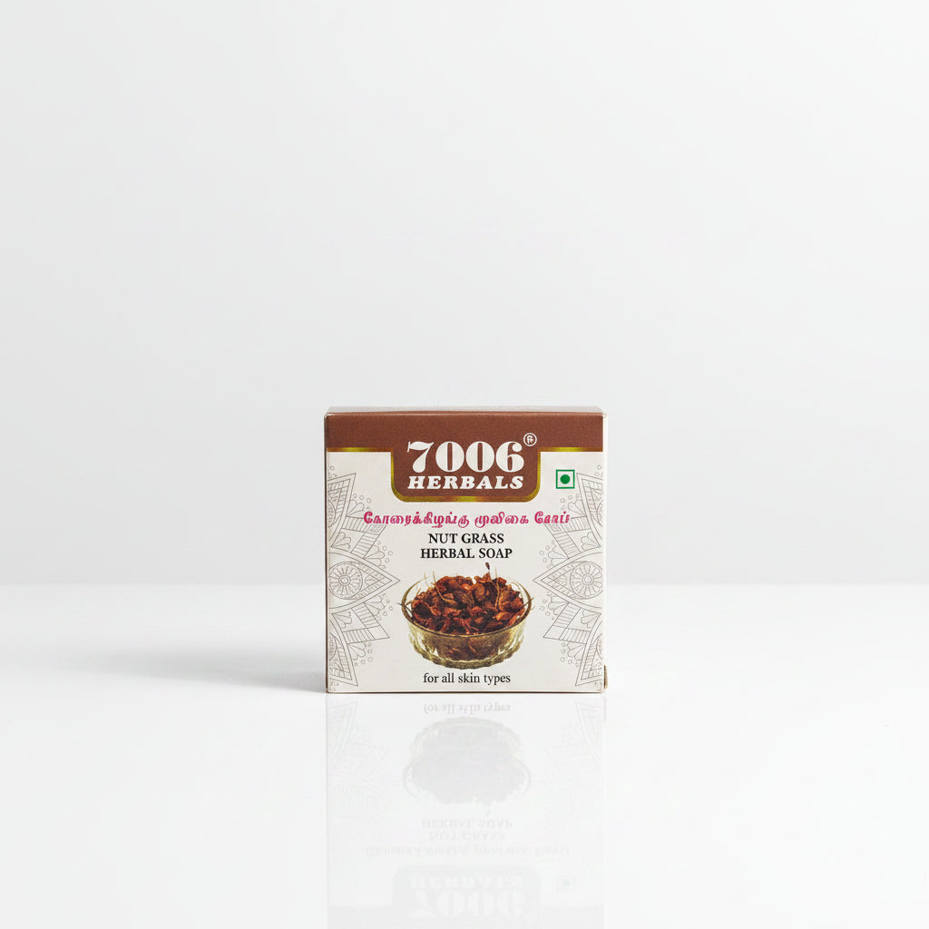7006 Herbals | Nut Grass Herbal soap ( pack of 2)