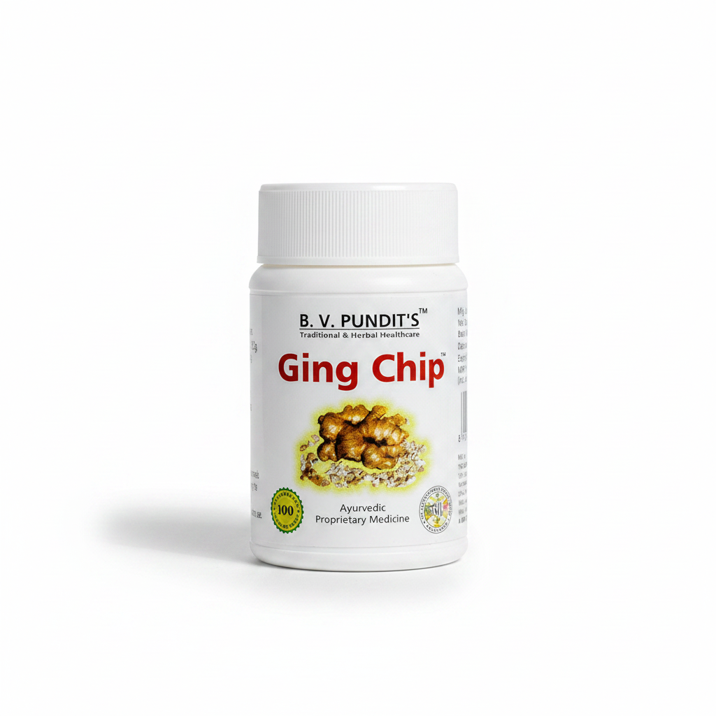 GING CHIP 50gm | Ginger Chips | B.V.Pandit's | (Pack of 2)