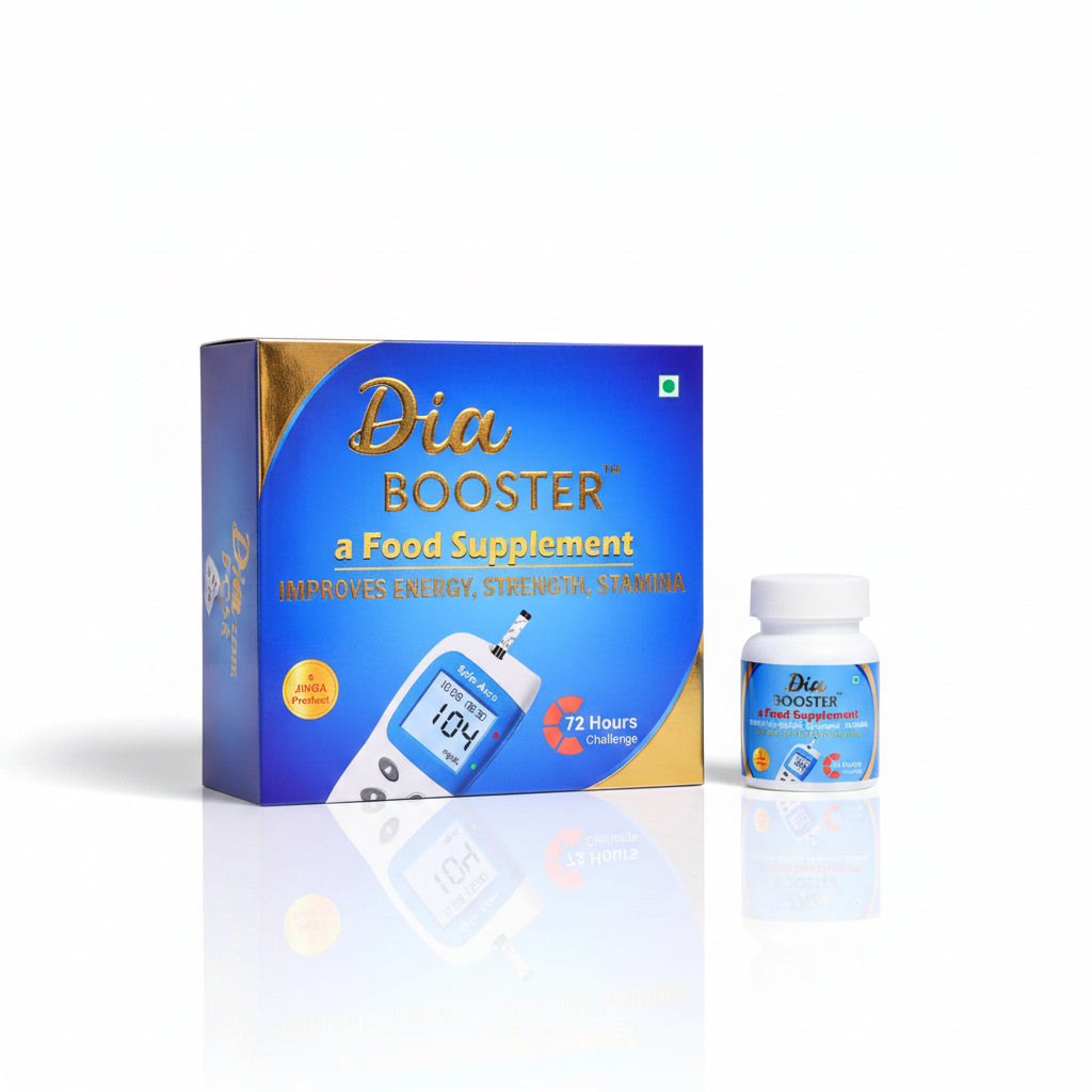 DIA BOOSTER | Natural Supplement for Blood Sugar Control | Ideal for Insulin Patients | 60 Capsules
