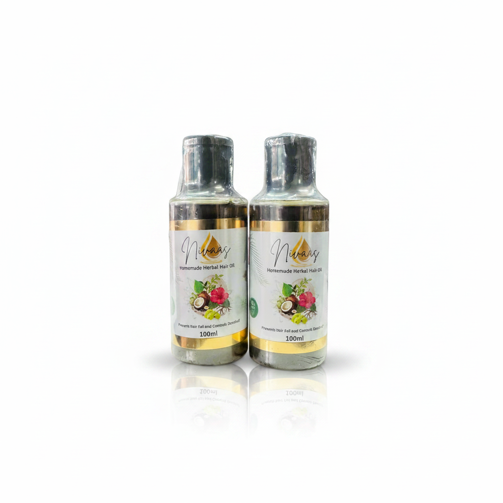 Nivaas Homemade Herbal Hair Oil 100ml (Pack of 2)
