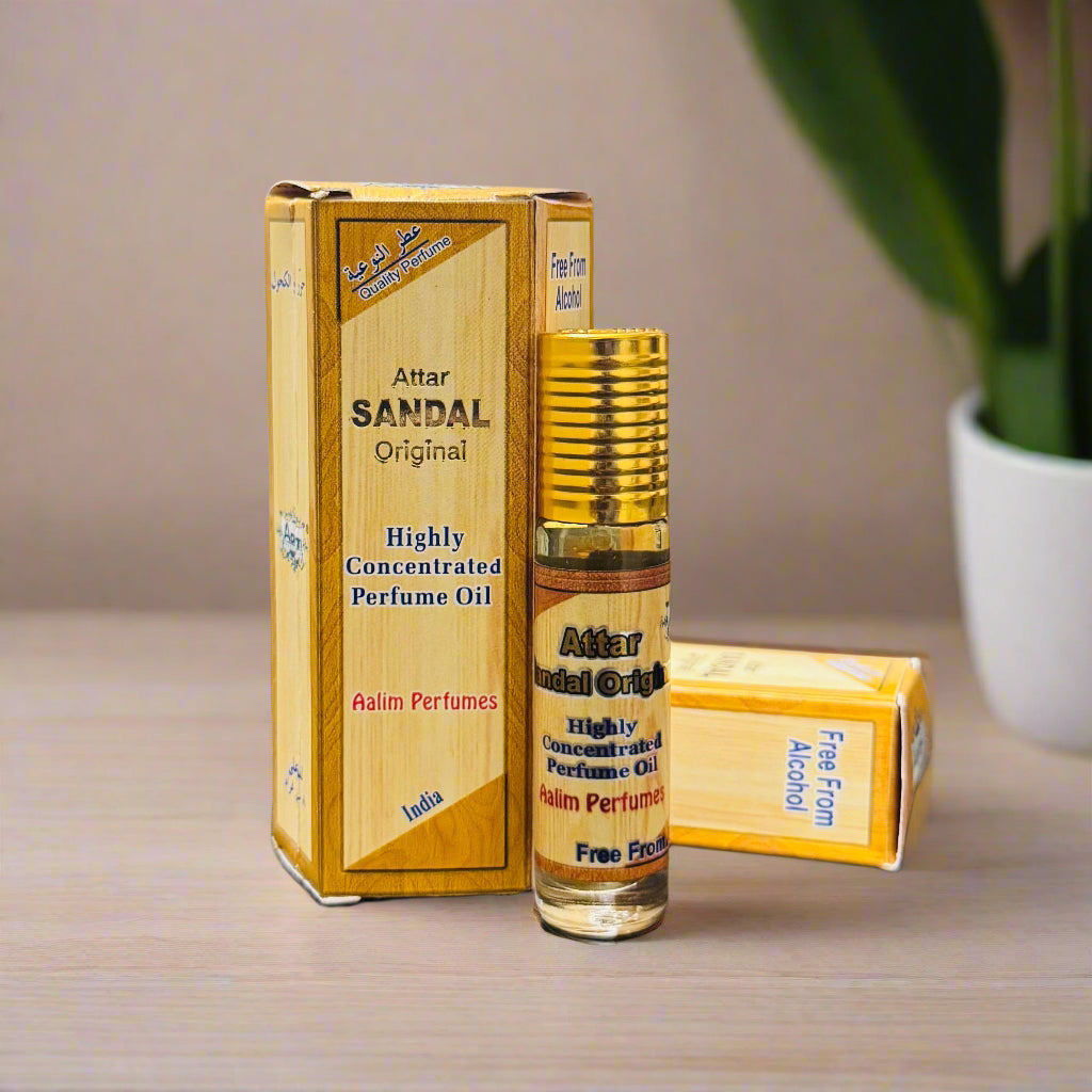 Aalim Attar | Sandal | Roll-on Perfume | 8ml ( Pack of 2)
