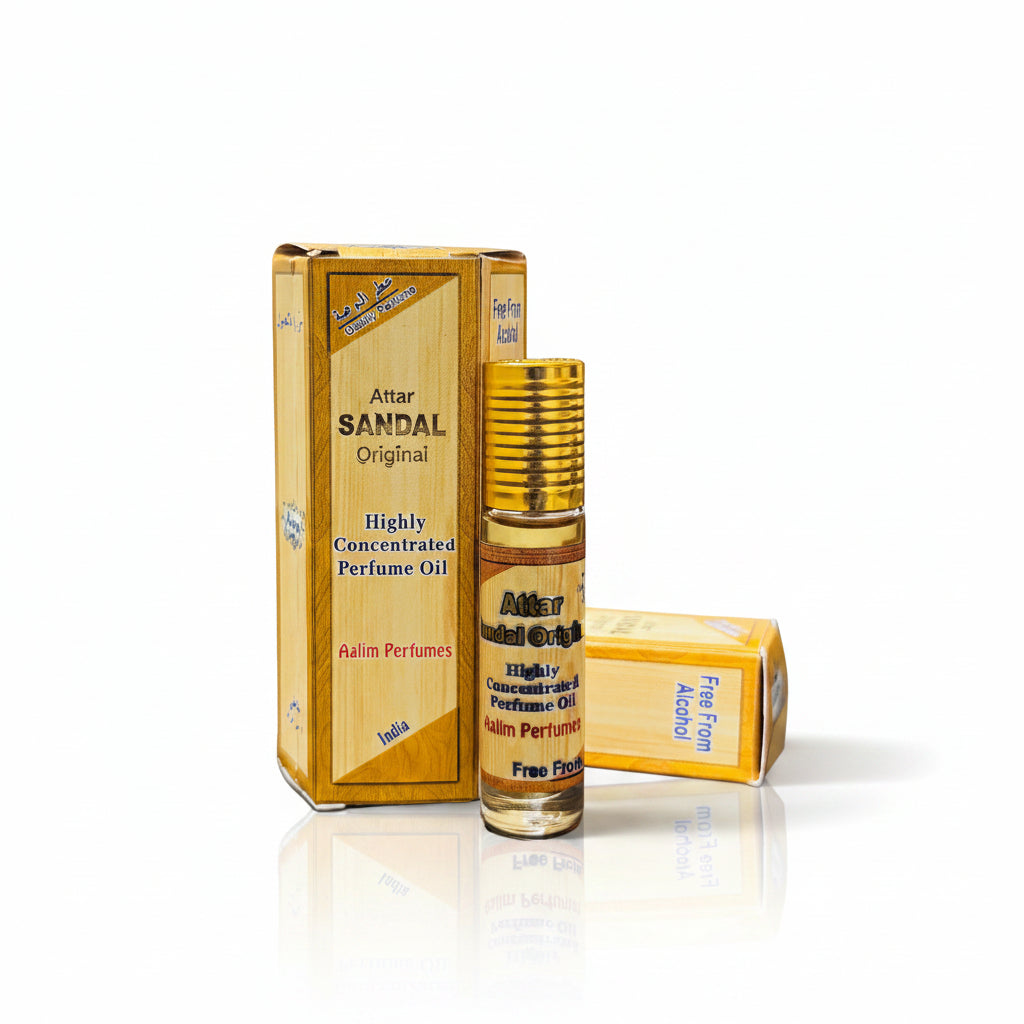 Aalim Attar | Sandal | Roll-on Perfume | 8ml ( Pack of 2)