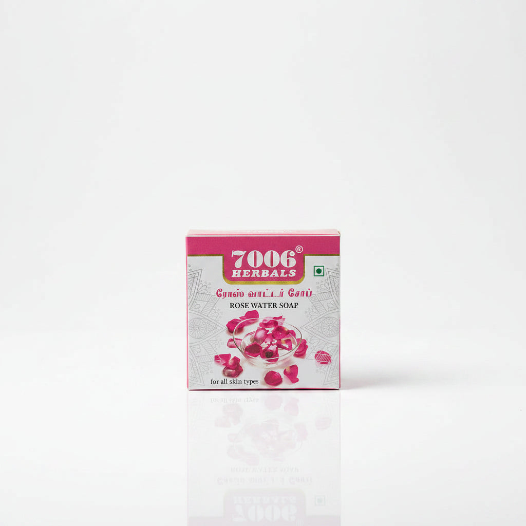 7006 Herbals | Rose water soap ( pack of 2)