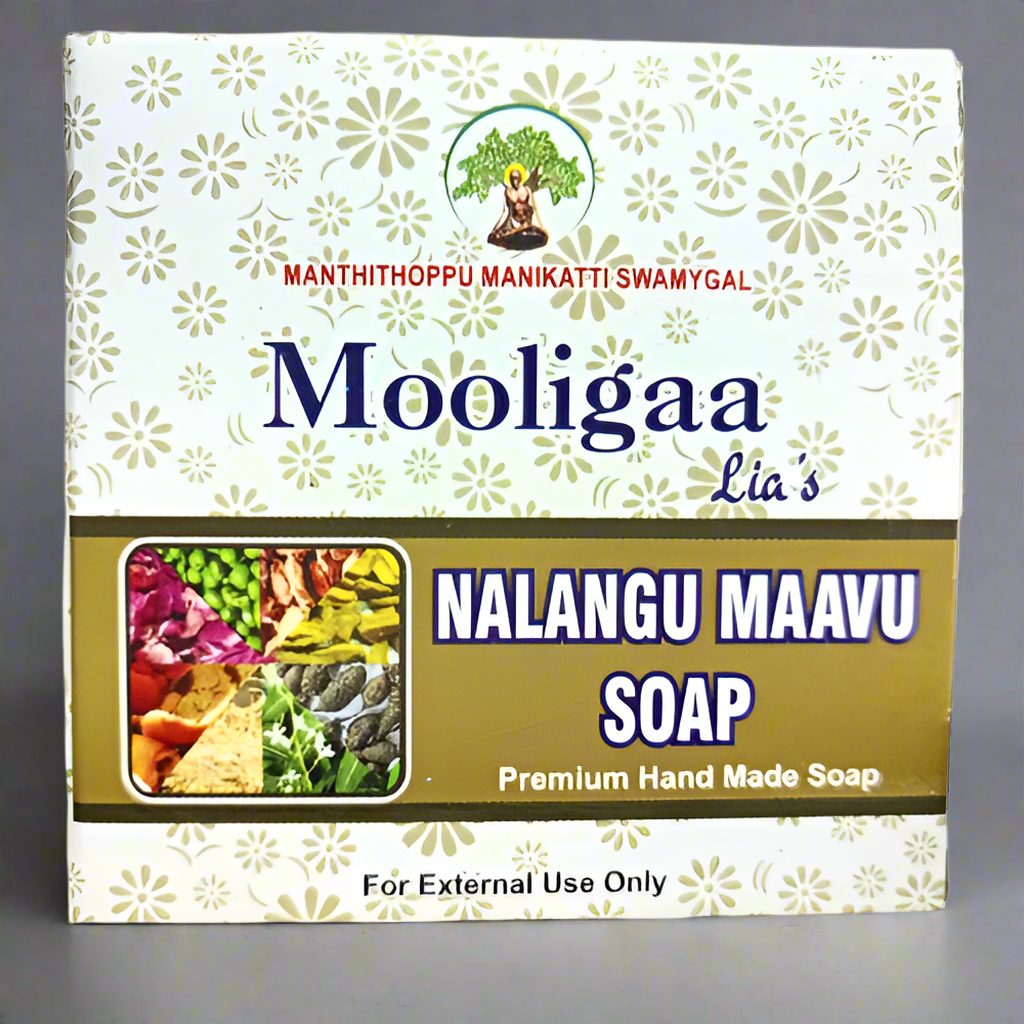 Mooligaa Nalangu Maavu Soap 75g (Pack of 2)