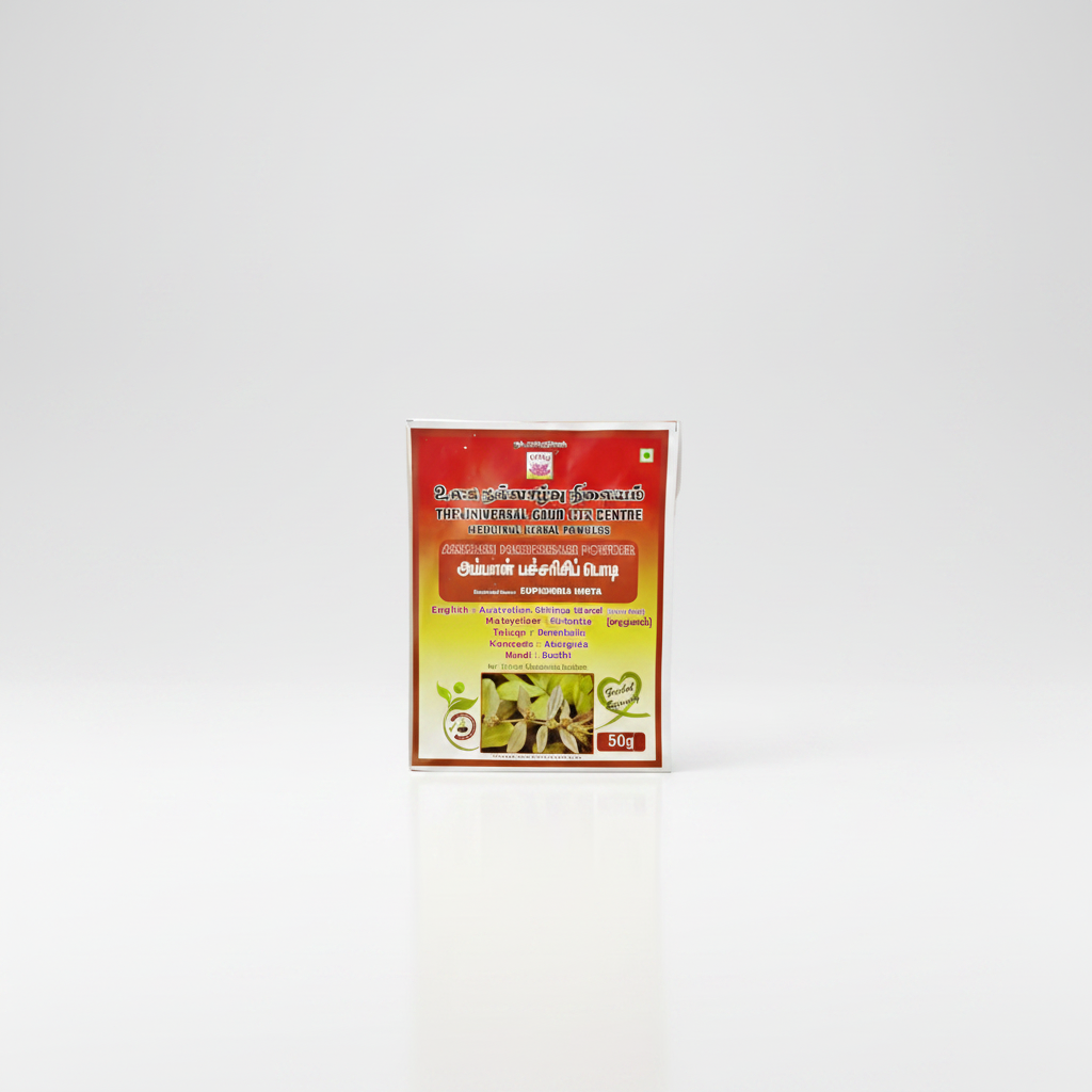 Amman Pacharisi | Euphorbia Hirta Powder, 50gms pack of 4