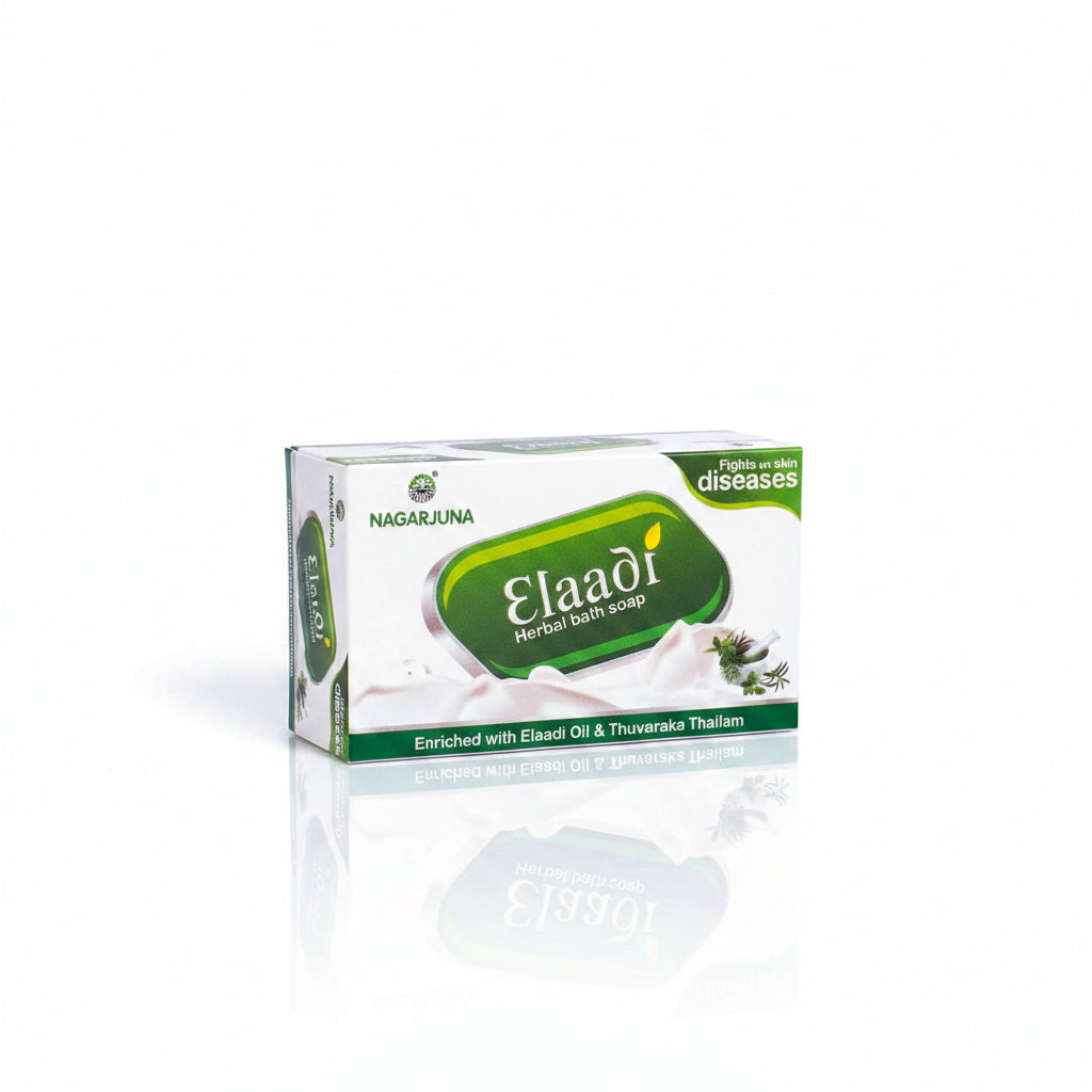 Nagarjuna ELAADI HERBAL BATH SOAP 75g (Pack of 2)