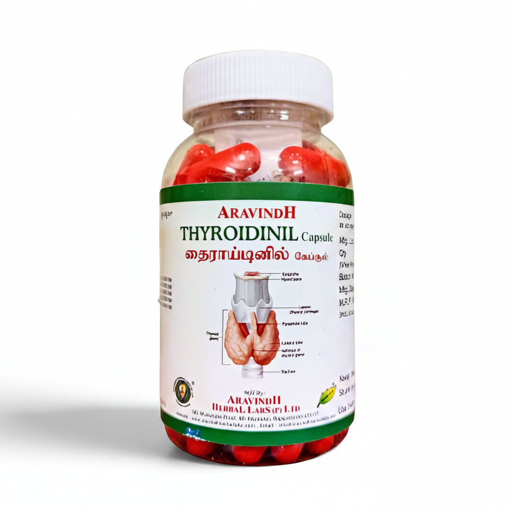Aravindh Herbals | Thyroidinil Capsules 30Nos