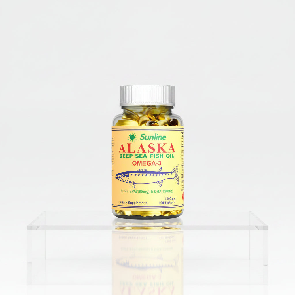 Sunlne | Alaska | OMEGA -3 | Deep Sea Fish Oil
