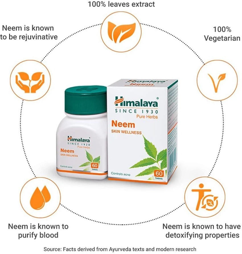 HIMALAYA | NEEM | 60 TABLETS