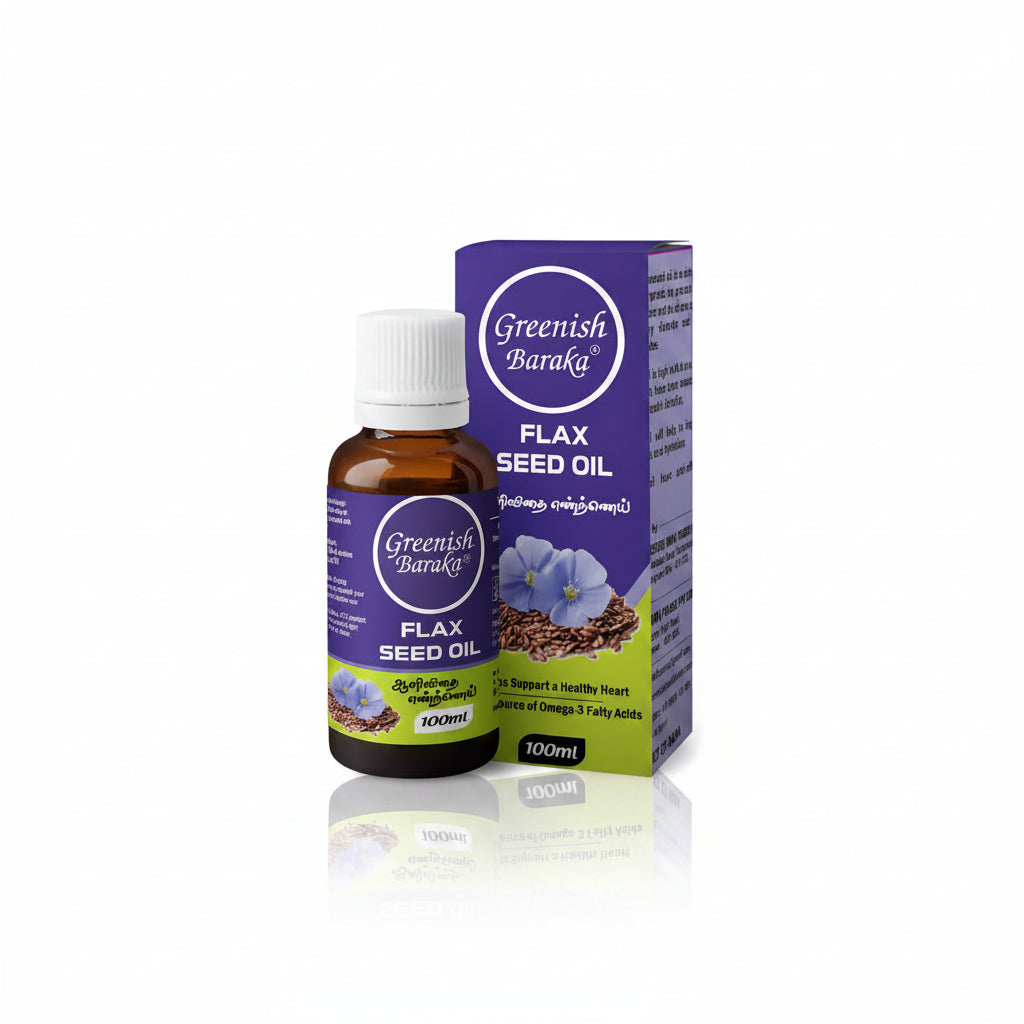Greenish Flax Seed Oil 100ml