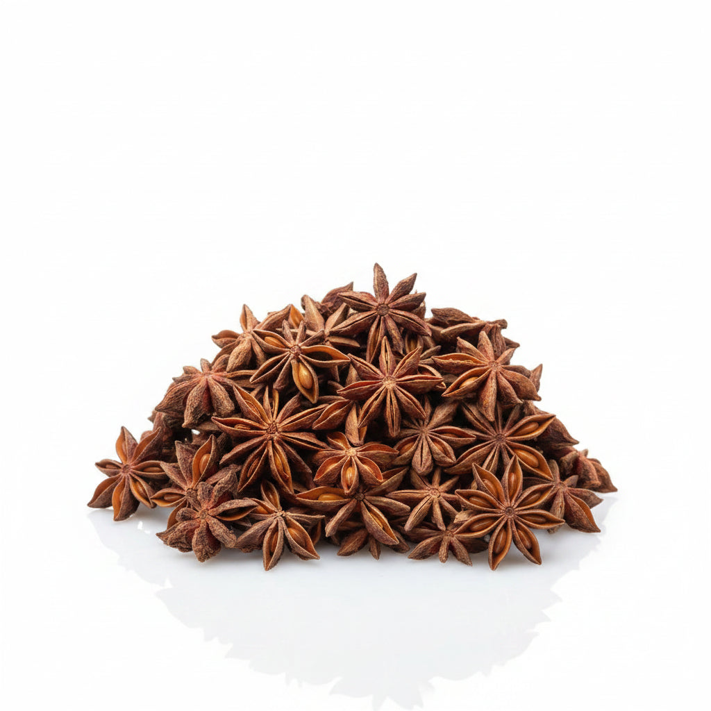 Star Anise | Whole Chakri Phool | Badhiyan Phool | Spices | Spice Aromatic & Natural Strong Aroma And Flavor, Essential Ingredient