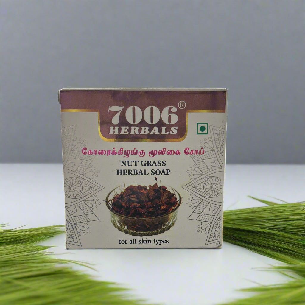 7006 Herbals | Nut Grass Herbal soap ( pack of 2)