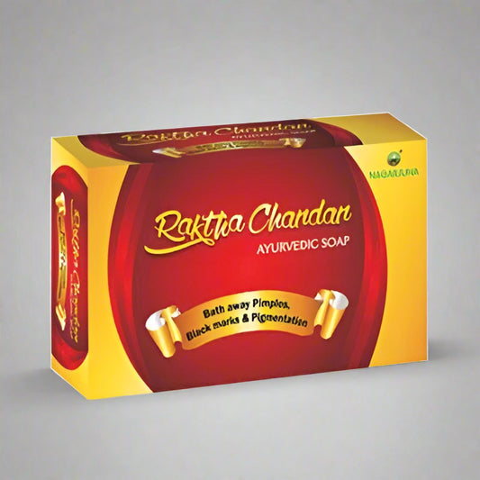 Nagarguna RAKTHA CHANDAN Ayurvedic Soap 75G(Pack Of 2)