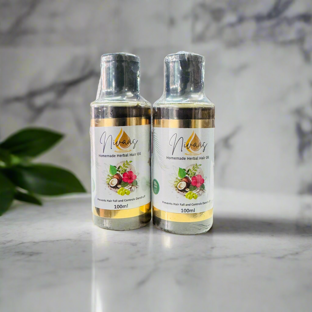 Nivaas Homemade Herbal Hair Oil 100ml (Pack of 2)