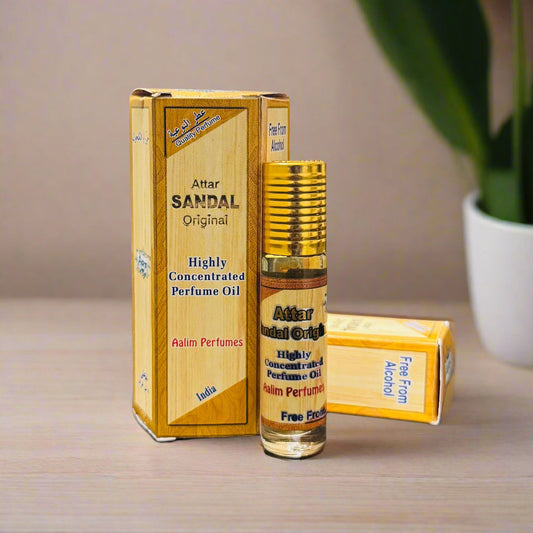 Aalim Attar | Sandal | Roll-on Perfume | 8ml ( Pack of 2)