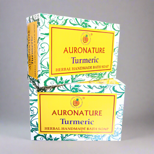 AuroNature | Turmeric Handmade Soap 75 gms ( Pack Of 2 )