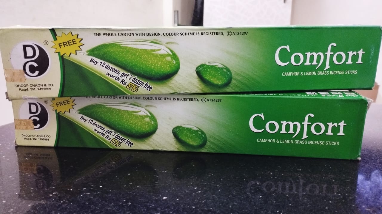 COMFORT | NATURAL  MOSQUITO REPELLENT INCENSE STICKS | PACK OF 2