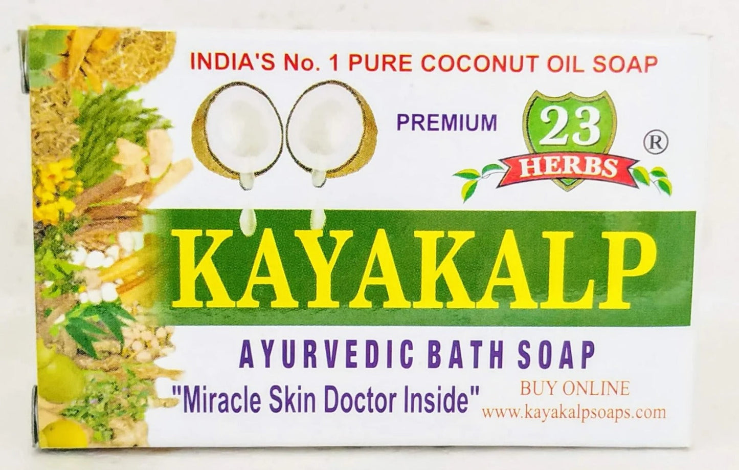 Kayakalp Ayurvedic Bath Soap (Pack of 3)