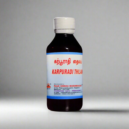 VKS Raja Sidhaa | Karpuradi Thailam 100ml