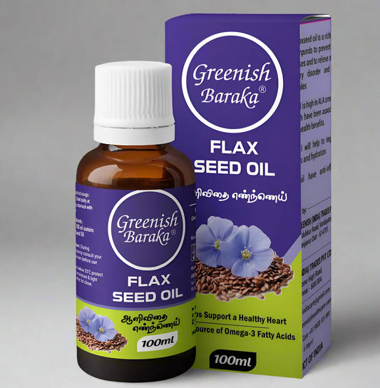 Greenish Flax Seed Oil 100ml